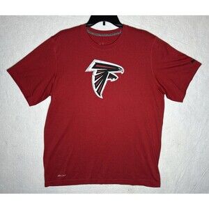 Nike NFL On-Field Dri-FIT Atlanta Falcons Red Short Sleeve Shirt Size L